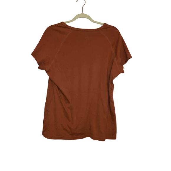 Carhartt Rust Orange Cotton Crewneck T-Shirt Womens XL - Picture 4 of 4